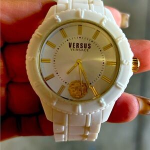 Versus Versace watch w white band
